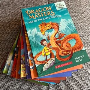 Books 6–8 & 10–11: Dragon Masters series by Tracey West